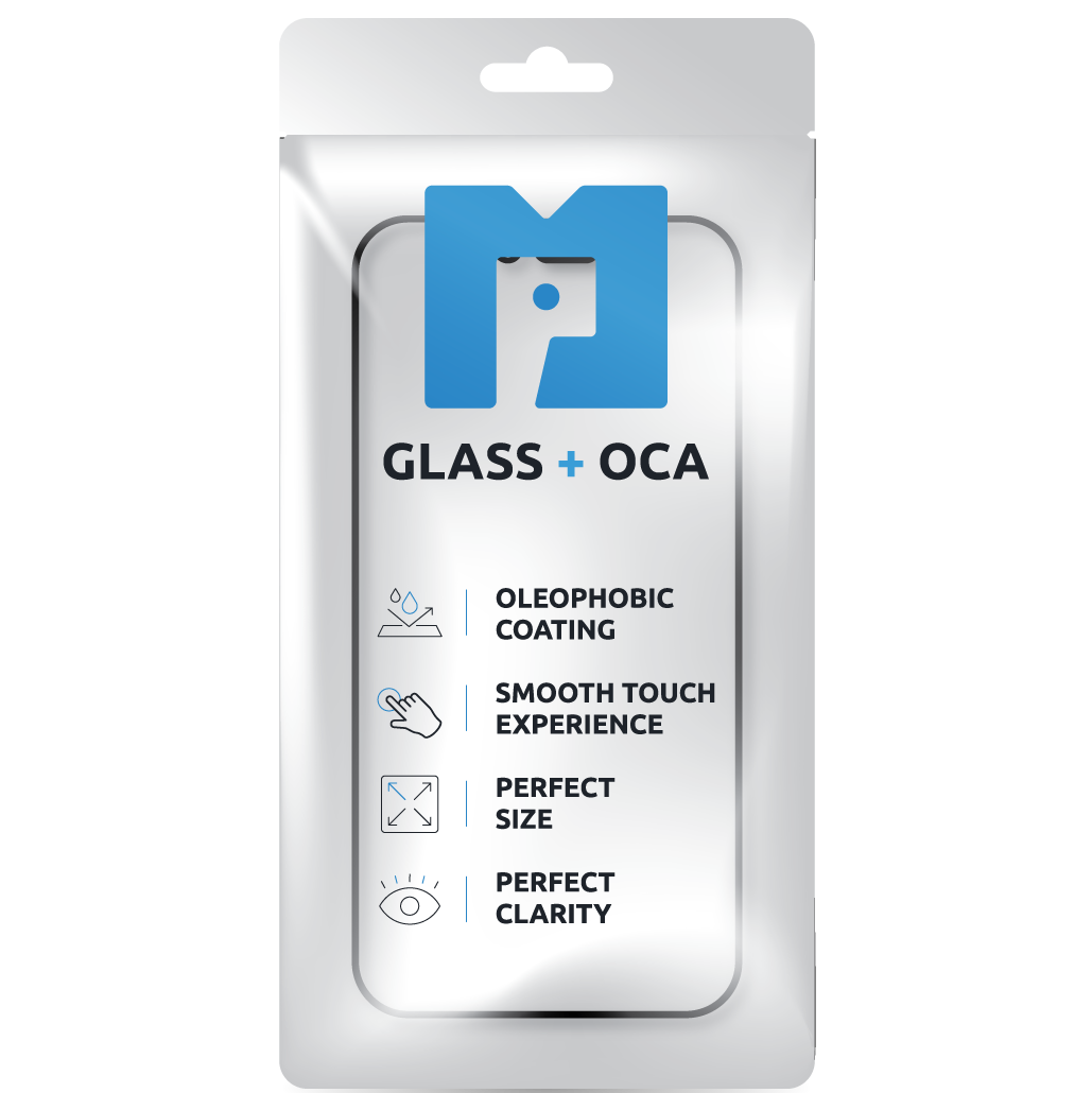 Screen Glass + OCA MP compatible with Samsung Galaxy S25+ S936, Black