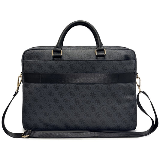 Torba Guess 4G Round Classic Logo na laptopa 16 cali, czarna
