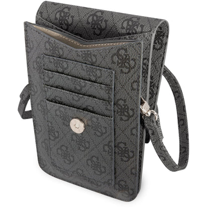 Universal Phone Bag, Guess, 4G Triangle Logo, Black