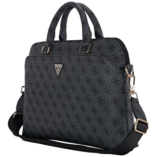 Torba Guess 4G Triangle Logo na Laptop 15 cali, Czarna