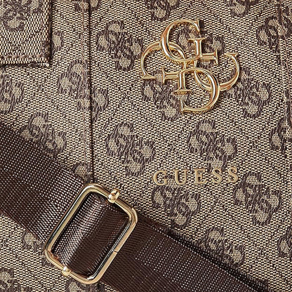 Torba Guess 4G Metal Logo na laptop 15 cali - 16 cali, Brązowa