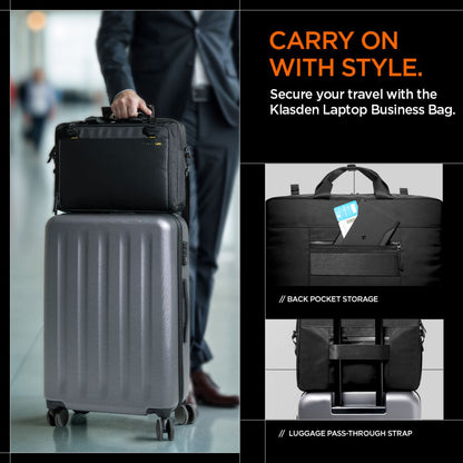 Spigen Klasden Bag for 16inch Laptop, Black