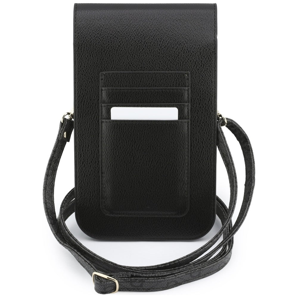 Uniwersalna torba na telefon, Guess, 4G Grained Classic Logo, czarna