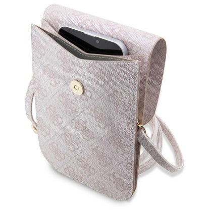 Universal Phone Bag, Guess, 4G Stripes, Pink