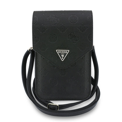 Uniwersalna Torba na Telefon, Guess, Grained Peony, Czarna