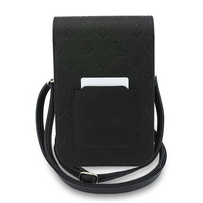 Uniwersalna Torba na Telefon, Guess, Grained Peony, Czarna