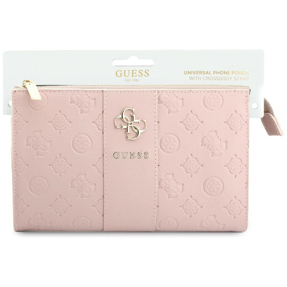 Universal Phone Bag, Guess, Peony 4G Classic Logo, Pink