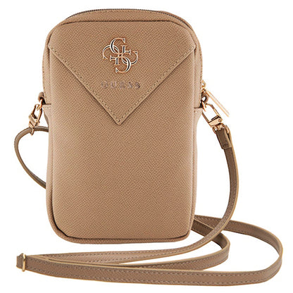 Uniwersalna Torba na Telefon, Guess, Triangle 4G, Złota
