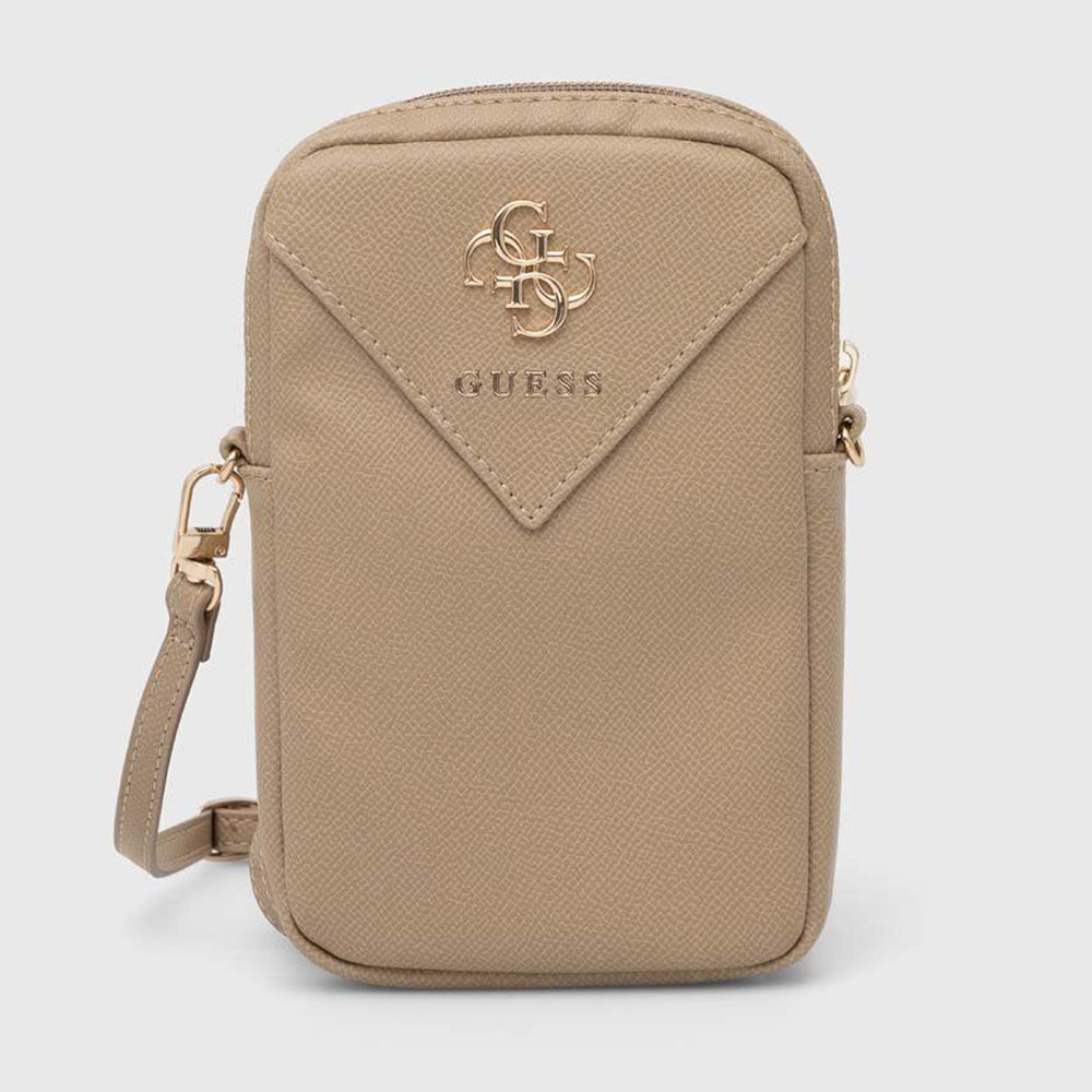 Uniwersalna Torba na Telefon, Guess, Triangle 4G, Złota