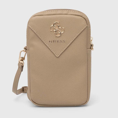 Uniwersalna Torba na Telefon, Guess, Triangle 4G, Złota