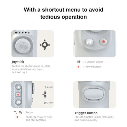 Gimbal Stabilizator Techsuit SK062, Szary