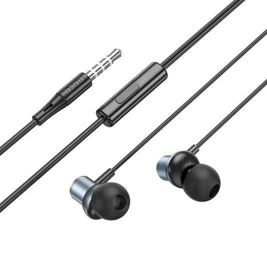 Zestaw słuchawkowy 3,5 mm HOCO M110, Szary