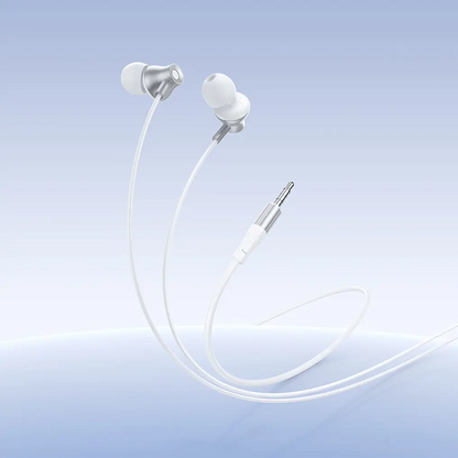 Handsfree 3.5mm HOCO M119, Silver