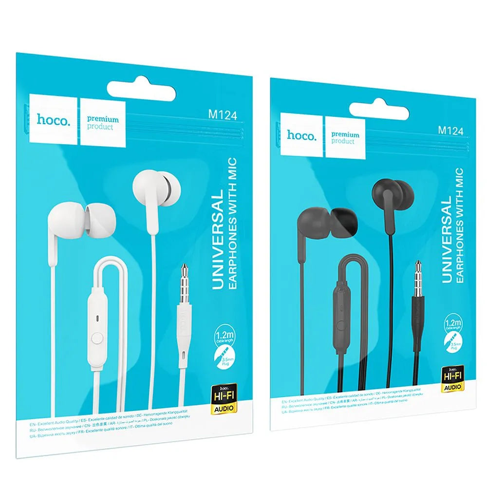 Handsfree 3.5mm HOCO M124, Czarny
