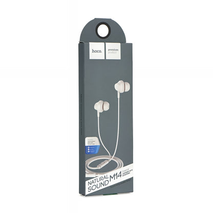 Handsfree 3.5mm HOCO M14, Biały