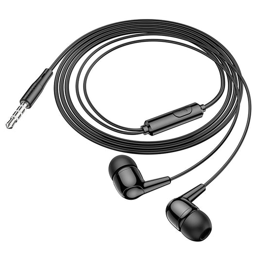 Zestaw głośnomówiący 3,5 mm HOCO M97, czarny