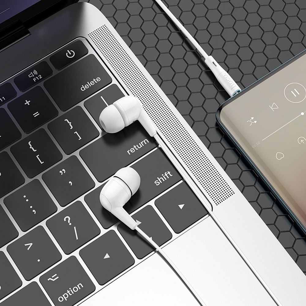 Handsfree 3.5mm HOCO M97, Biały