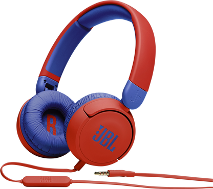 Zestaw głośnomówiący 3,5 mm JBL JR 310 Kids, czerwony JBLJR310RED