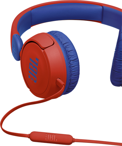 Zestaw głośnomówiący 3,5 mm JBL JR 310 Kids, czerwony JBLJR310RED