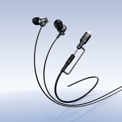 Słuchawki bezprzewodowe 3,5 mm / USB-C HOCO M119A, czarny