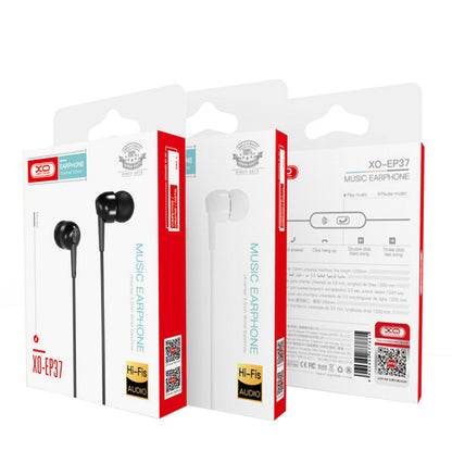 Handsfree 3.5mm XO Design EP37, White