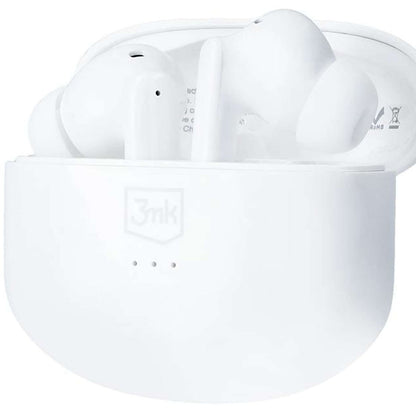 Bluetooth Handsfree 3MK LIFEPODS, TWS, ANC, White