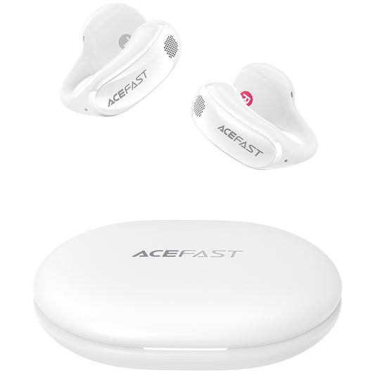 Bezprzewodowy zestaw słuchawkowy Bluetooth Acefast Aceclip Pro, TWS, Biały