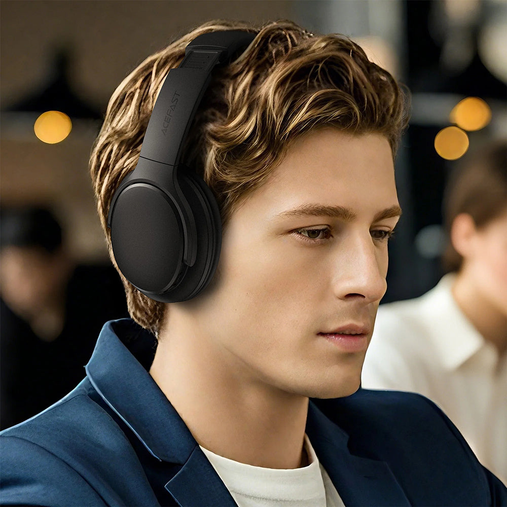 Słuchawki Bluetooth Acefast H10, A2DP, Czarne