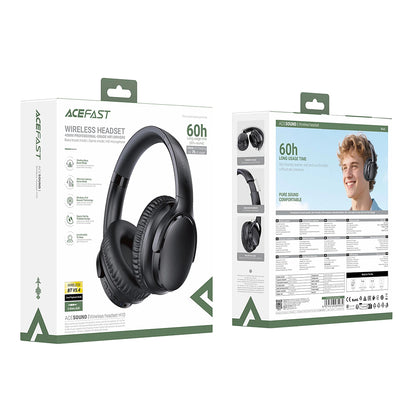 Słuchawki Bluetooth Acefast H10, A2DP, Czarne