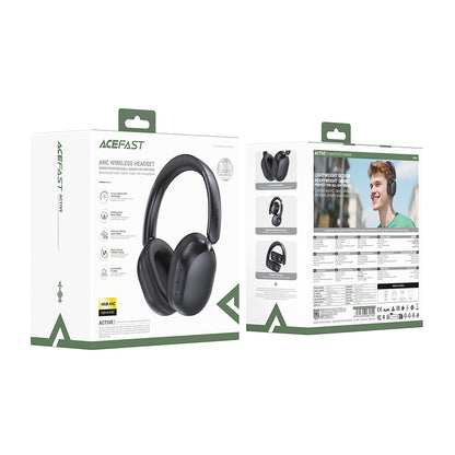 Handsfree Bluetooth Acefast H12, A2DP, ANC, Biały