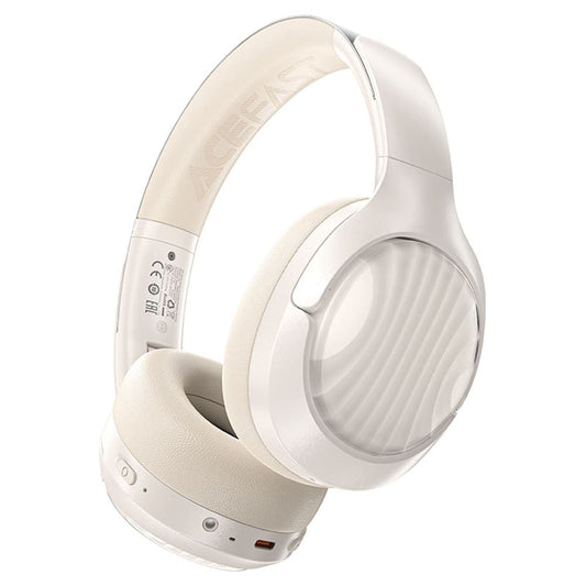 Handsfree Bluetooth Acefast H5, A2DP, ANC, Biały