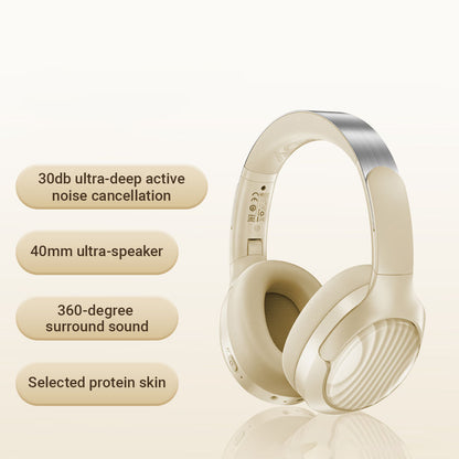 Handsfree Bluetooth Acefast H5, A2DP, ANC, Biały