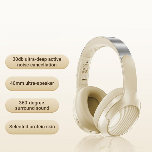 Handsfree Bluetooth Acefast H5, A2DP, ANC, Biały