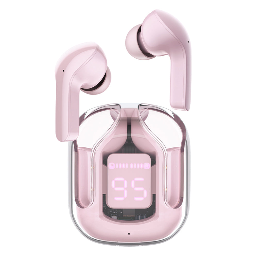Handsfree Bluetooth Acefast T6, TWS, Różowy