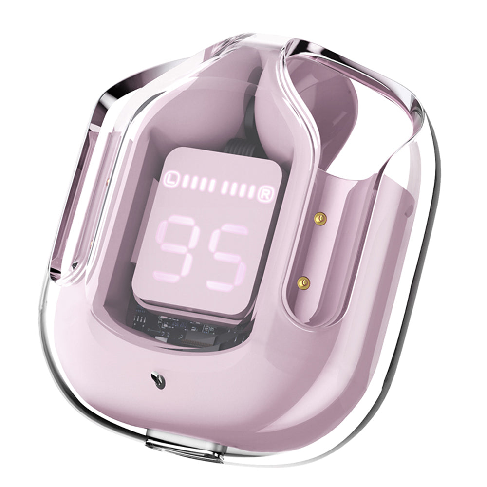 Handsfree Bluetooth Acefast T6, TWS, Różowy