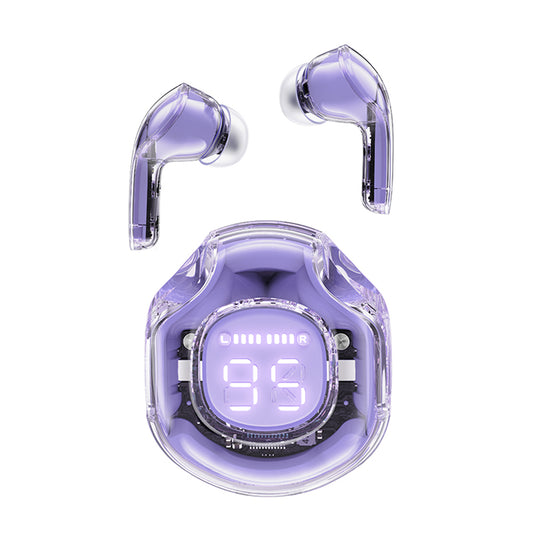 Handsfree Bluetooth Acefast T8, TWS, Fioletowy