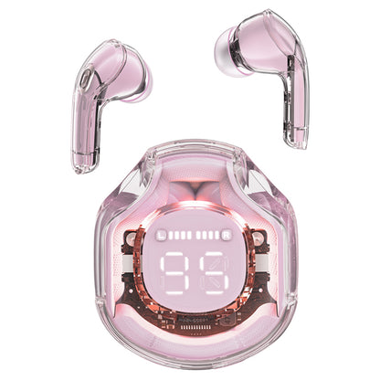 Handsfree Bluetooth Acefast T8, TWS, Różowy