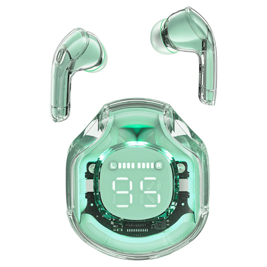 Handsfree Bluetooth Acefast T8, TWS, Zielony