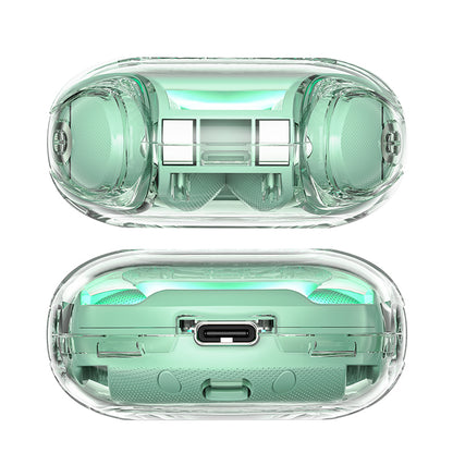 Handsfree Bluetooth Acefast T8, TWS, Zielony