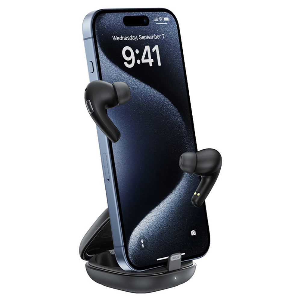 Handsfree Bluetooth Acefast W4, TWS, Beżowy