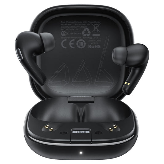 Handsfree Bluetooth Acefast W4, TWS, Czarny