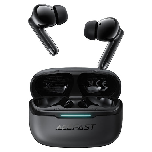 Słuchawki Bluetooth Acefast W5, TWS, ANC, Czarne