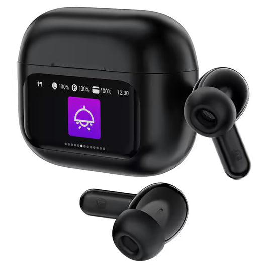 Bezprzewodowy zestaw słuchawkowy Bluetooth Acefast W6, TWS, ANC, Czarny