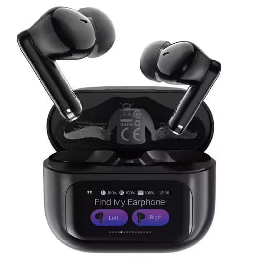 Bezprzewodowy zestaw słuchawkowy Bluetooth Acefast W6, TWS, ANC, Czarny