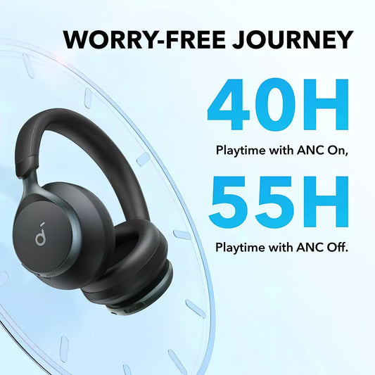 Zestaw głośnomówiący Bluetooth Anker SoundCore Space On, wielopunktowy, A2DP, ANC, czarny A3035G11