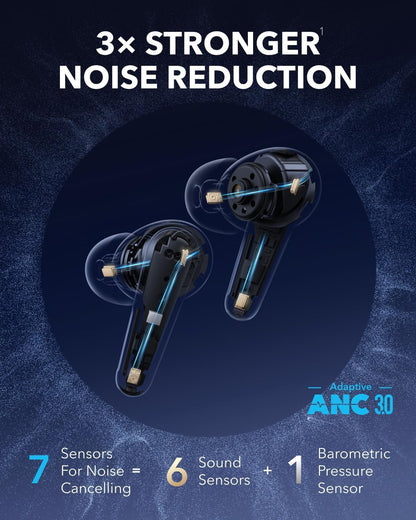 Zestaw słuchawkowy Bluetooth Anker SoundCore Liberty 4 Pro, TWS, ANC, Czarny A3954G11