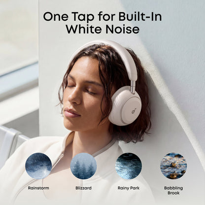 Zestaw słuchawkowy Bluetooth Anker SoundCore Space 2, A2DP, ANC, Biały D1402G21