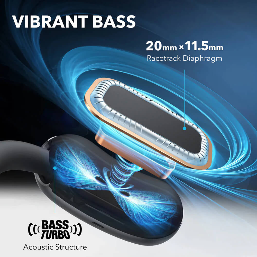 Handsfree Bluetooth Anker SoundCore AeroFit 2, TWS, Czarny A3874G11