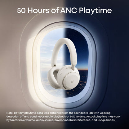 Zestaw słuchawkowy Bluetooth Anker SoundCore Space 2, A2DP, ANC, Biały D1402G21