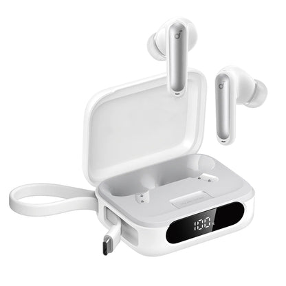 Zestaw słuchawkowy Bluetooth Anker SoundCore P41i, TWS, ANC, biały A3937G21